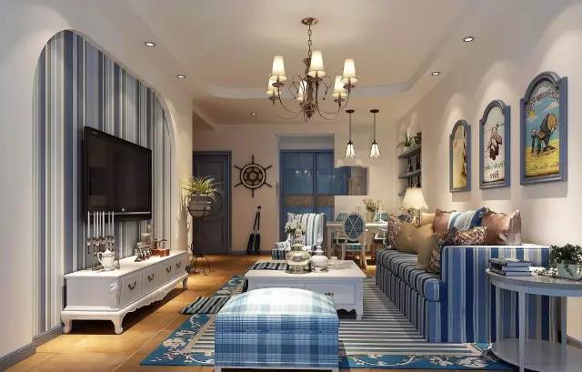 裝修主調(diào)里加些&ldquo;藍(lán)&rdquo;色，真的好美啊~